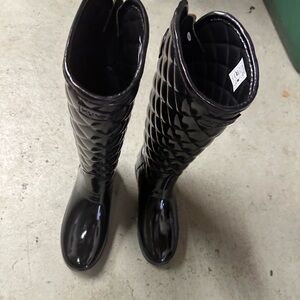 Hunter boots women black hunter